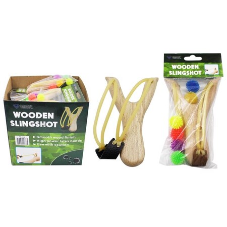 Diamond Visions Diamond Visions Sling Shot with Silicone Balls Wood/Silicone 1 pk TM-2636